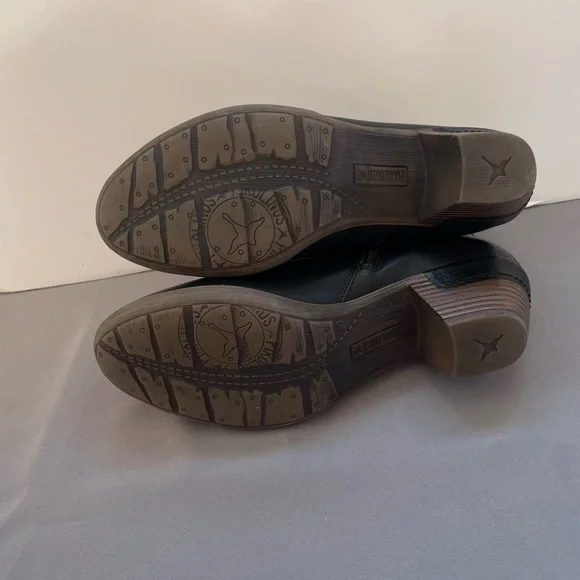 Pikolinos Womens Rotterdam Ankle Boots 902-8947 Black Leather Size 39 Eur/US 8.5 - Picture 5 of 11